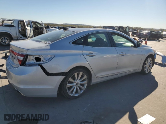 2017 Hyundai Azera Limited with VIN KMHFH4JG2HA588510, listed as a Copart auction lot 81625064 with 38,664 mi miles and Salvage title. Bid and sale history available at DreamBid. Image 3.