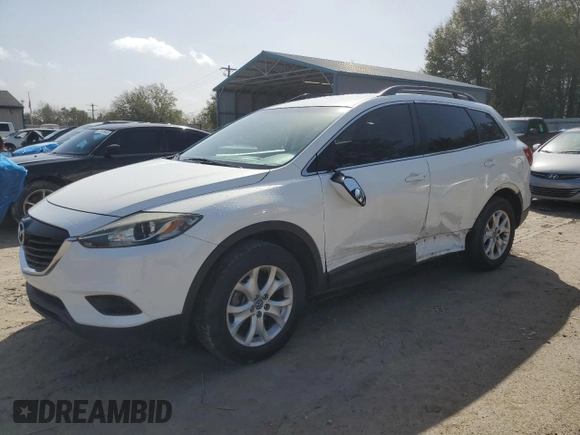 2013 Mazda CX-9 Sport with VIN JM3TB2BA5D0424280, listed as a Copart auction lot 47584815 with 165,439 mi miles and Non Repairable. Bid and sale history available at carsss.com. Image 1.