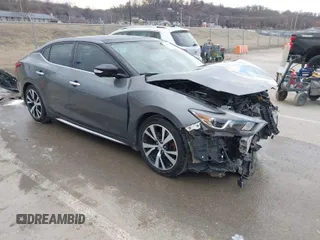 2016 Nissan Maxima 3.5 SV with VIN 1N4AA6AP7GC904538, listed as a IAAI auction lot 41689785 with 80,182 mi miles. Bid and sale history available at carsss.com. Image 1.