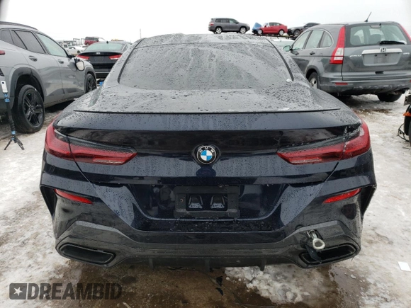 2019 BMW 8 Series M850i xDrive with VIN WBABC4C54KBU96021, listed as a Copart auction lot 82682333 with 0 mi miles. Bid and sale history available at carsss.com. Image 6.