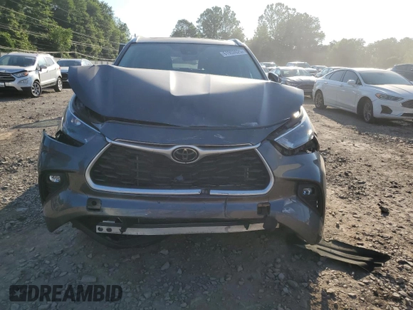 2023 Toyota Highlander L with VIN 5TDKDRAH7PS009775, listed as a Copart auction lot 61952625 with 55,475 mi miles and Salvage title. Bid and sale history available at DreamBid. Image 5.