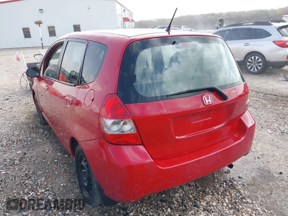 2007 Honda Fit with VIN JHMGD38407S052558, listed as a IAAI auction lot 41814768 with 163,024 mi miles. Bid and sale history available at carsss.com. Image 3.
