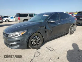 2016 Kia Optima EX with VIN 5XXGU4L34GG004447, listed as a Copart auction lot 48028075 with 151,261 mi miles and Salvage Title. Bid and sale history available at carsss.com. Image 1.