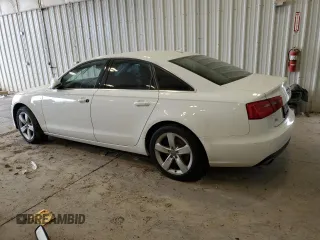 2012 Audi A6 Premium Plus with VIN WAUGGAFC5CN081826, listed as a Copart auction lot 57487055 with 143,292 mi miles and Non repairable. Bid and sale history available at DreamBid. Image 2.