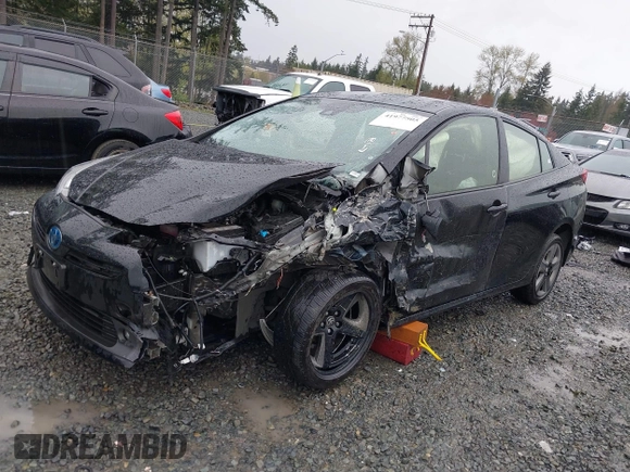 2022 Toyota Prius L Eco with VIN JTDKAMFU2N3154674, listed as a IAAI auction lot 41977505 with 61,552 mi miles and . Bid and sale history available at DreamBid. Image 18.
