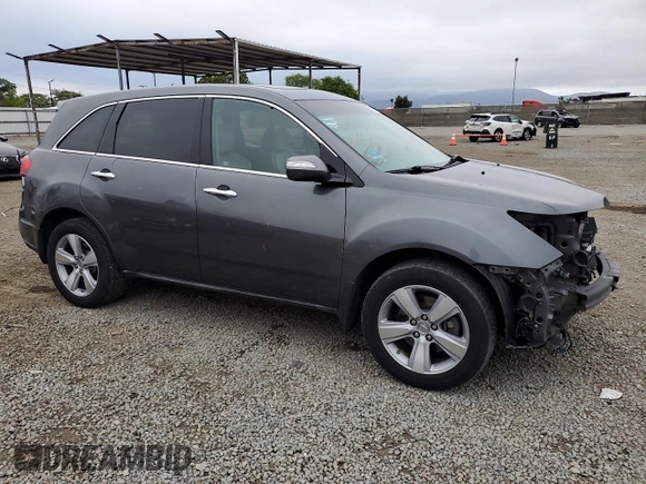 2011 Acura MDX with VIN 2HNYD2H26BH508846, listed as a Copart auction lot 58979975 with 207,604 mi miles and Salvage title. Bid and sale history available at DreamBid. Image 4.