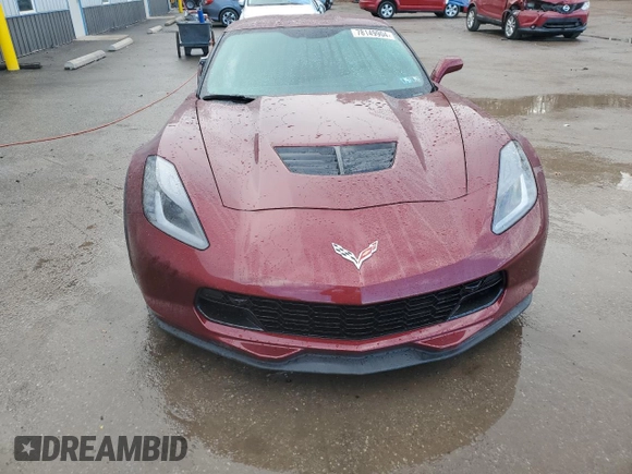 2016 Chevrolet Corvette Z06 2LZ with VIN 1G1YR2D62G5608952, listed as a Copart auction lot 78149904 with 10,528 mi miles and Salvage Title. Bid and sale history available at carsss.com. Image 5.
