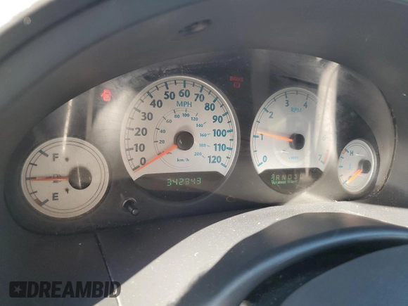 2006 Chrysler Town & Country LWB Touring with VIN 2A4GP54L36R882558, listed as a Copart auction lot 72035004 with 342,343 mi miles and Salvage Title. Bid and sale history available at carsss.com. Image 9.