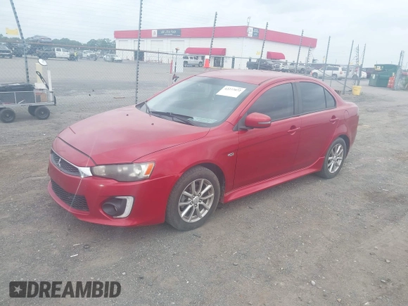 2016 Mitsubishi Lancer ES with VIN JA32U2FU8GU011459, listed as a IAAI auction lot 42277072 with 93,408 mi miles and . Bid and sale history available at DreamBid. Image 2.