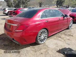 2016 Mercedes-Benz C 300 with VIN 55SWF4JB5GU156044, listed as a IAAI auction lot 41701191 with 77,056 mi miles and . Bid and sale history available at DreamBid. Image 4.