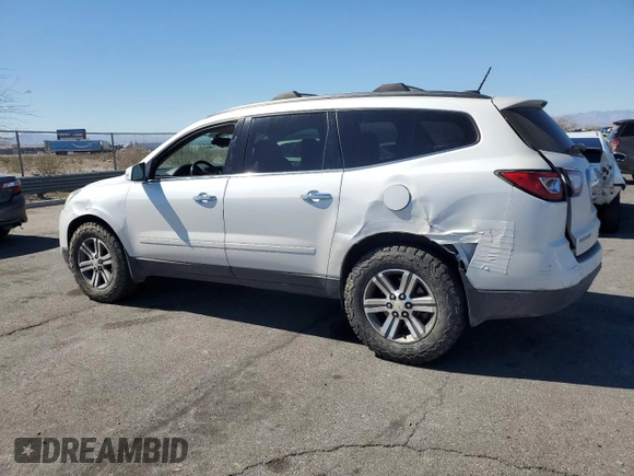 2017 Chevrolet Traverse LT with VIN 1GNKRGKD8HJ123761, listed as a Copart auction lot 49299165 with 321,537 mi miles and Salvage Title. Bid and sale history available at DreamBid. Image 2.