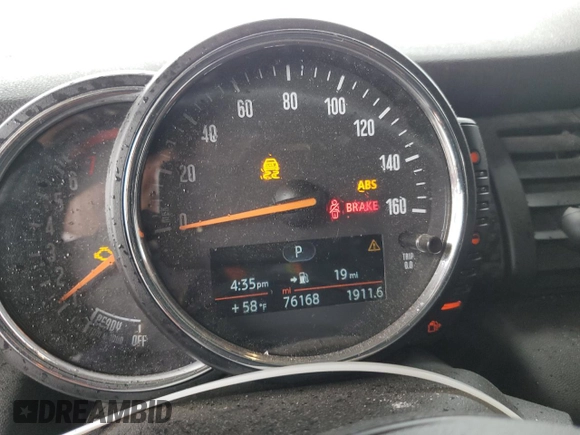 2014 MINI Hardtop S with VIN WMWXM7C57ET985421, listed as a Copart auction lot 49443335 with 76,168 mi miles and Salvage Title. Bid and sale history available at DreamBid. Image 9.
