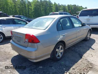 2004 Honda Civic EX with VIN 2HGES26744H530748, listed as a IAAI auction lot 42066655 with 110,254 mi miles and . Bid and sale history available at DreamBid. Image 4.