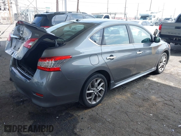 2015 Nissan Sentra SR with VIN 3N1AB7AP6FY217976, listed as a IAAI auction lot 42031415 with 130,572 mi miles and . Bid and sale history available at DreamBid. Image 4.