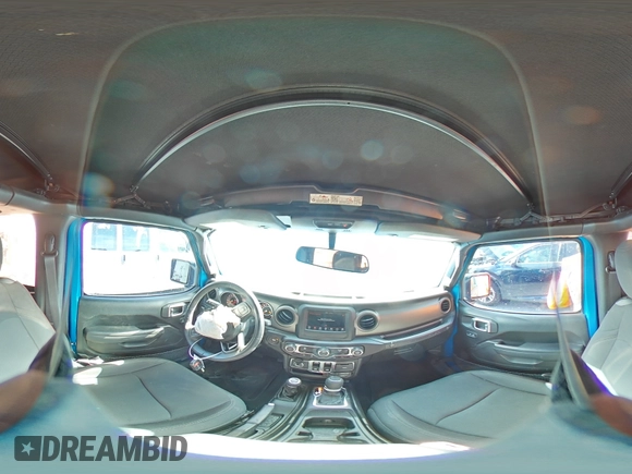 2022 Jeep Wrangler Sport S with VIN 1C4HJXAGXNW271320, listed as a Copart auction lot 63570705 with 14,840 mi miles and Salvage title. Bid and sale history available at DreamBid. Image 16.