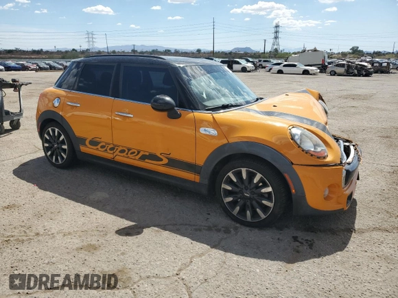 2015 MINI Hardtop 4 Door S with VIN WMWXU3C59F2B58555, listed as a Copart auction lot 64045275 with 127,596 mi miles and Salvage title. Bid and sale history available at DreamBid. Image 4.