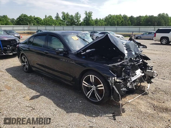 2016 BMW 7 Series 740i with VIN WBA7E2C59GG738509, listed as a Copart auction lot 52097993 with 0 mi miles. Bid and sale history available at carsss.com. Image 11.