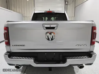 2021 Ram 1500 Laramie with VIN 1C6SRFJT4MN757168, listed as a Copart auction lot 52543185 with 47,031 mi miles and Clean Title. Bid and sale history available at carsss.com. Image 6.