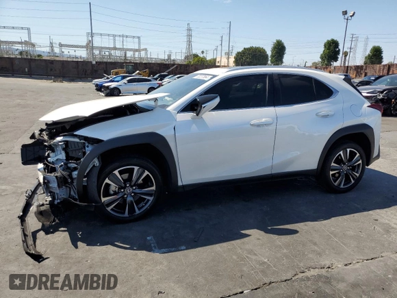 2024 Lexus UX with VIN JTHX6JBH7R2189588, listed as a Copart auction lot 70237664 with 9,963 mi miles and Salvage Title. Bid and sale history available at carsss.com. Image 1.