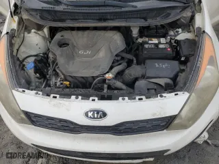 2013 Kia Rio SX with VIN KNADM5A30D6110381, listed as a Copart auction lot 85610034 with 161,673 mi miles and Salvage Title. Bid and sale history available at carsss.com. Image 11.
