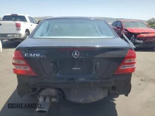 2004 Mercedes-Benz C 320 with VIN WDBRF64J84F503921, listed as a Copart auction lot 57885215 with Not provided miles and Salvage title. Bid and sale history available at DreamBid. Image 6.