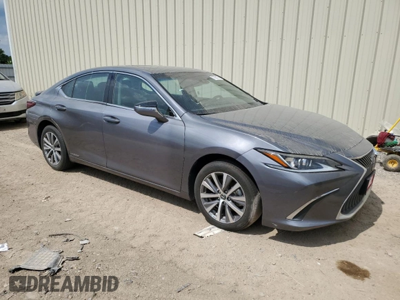 2021 Lexus ES with VIN 58ACA1C10MU006937, listed as a Copart auction lot 72951764 with 22,762 mi miles and Salvage Title. Bid and sale history available at carsss.com. Image 4.