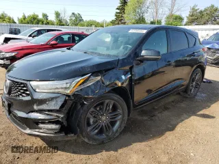 2019 Acura RDX w/A-Spec Pkg с VIN 5J8TC2H6XKL804723, выставлен на аукционе Copart как лот 62088985 с пробегом 79 128 миль миль и Списание • Salvage title. История ставок и продаж доступна на DreamBid. Изображение 1.