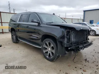 2016 GMC Yukon XL SLE with VIN 1GKS1FKC8GR247812, listed as a Copart auction lot 45043655 with 151,045 mi miles and Salvage Title. Bid and sale history available at carsss.com. Image 4.