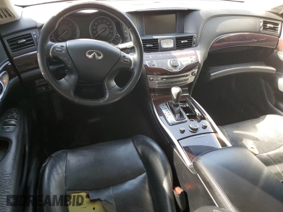 2011 Infiniti M with VIN JN1BY1AP6BM326922, listed as a Copart auction lot 50186505 with Not provided miles and Salvage title. Bid and sale history available at DreamBid. Image 8.