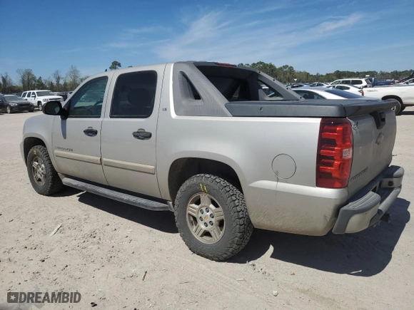 2008 Chevrolet Avalanche LS with VIN 3GNEC12J58G258506, listed as a Copart auction lot 49299675 with 142,056 mi miles and Salvage Title. Bid and sale history available at carsss.com. Image 2.