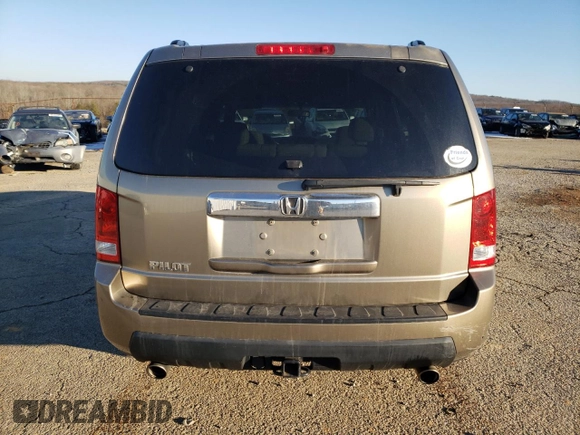 2010 Honda Pilot EX with VIN 5FNYF3H49AB002536, listed as a Copart auction lot 87884825 with 130,108 mi miles and Salvage Title. Bid and sale history available at carsss.com. Image 6.