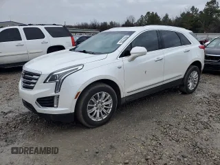 2019 Cadillac XT5 FWD with VIN 1GYKNARS0KZ148162, listed as a Copart auction lot 42972325 with 104,466 mi miles and Salvage Title. Bid and sale history available at carsss.com. Image 1.
