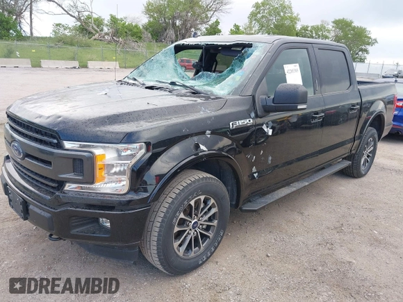 2018 Ford F-150 XL with VIN 1FTEW1E56JKF92265, listed as a IAAI auction lot 42285305 with 95,712 mi miles and . Bid and sale history available at DreamBid. Image 2.