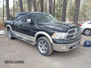 2010 Dodge 1500 Laramie with VIN 1D7RV1CT5AS105908, listed as a IAAI auction lot 41917421 with 212,030 mi miles and . Bid and sale history available at DreamBid. Image 1.