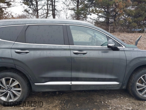 2019 Hyundai Santa Fe Limited with VIN 5NMS5CAD5KH130761, listed as a IAAI auction lot 41473255 with 61,344 mi miles. Bid and sale history available at carsss.com. Image 14.