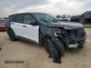 2022 Ford Police Interceptor Utility z VIN 1FM5K8AB1NGC24306, wystawiony jako Copart lot #54846355 z przebiegiem Nie podano mil oraz Szkody całkowita. Historia ofert i sprzedaży dostępna na DreamBid. Obrazek 4.