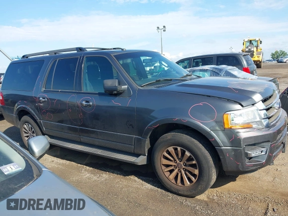 2017 Ford Expedition Max XLT z VIN 1FMJK1JT1HEA16795, wystawiony jako IAAI lot #42647872 z przebiegiem 114 096 mil mil oraz . Historia ofert i sprzedaży dostępna na DreamBid. Obrazek 13.