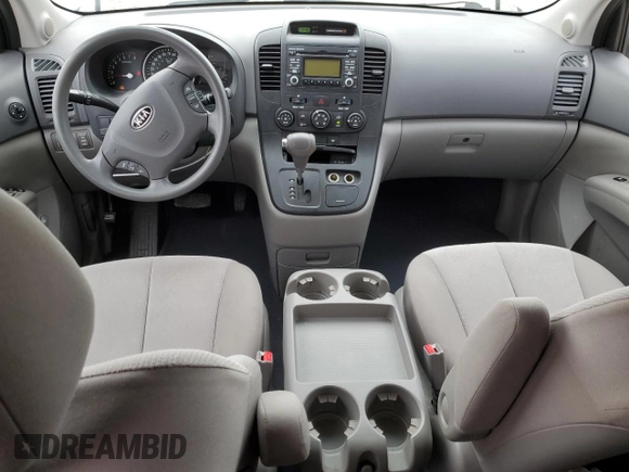 2012 Kia Sedona LX with VIN KNDMG4C75C6416415, listed as a Copart auction lot 51578585 with 115,296 mi miles and Salvage Title. Bid and sale history available at DreamBid. Image 8.