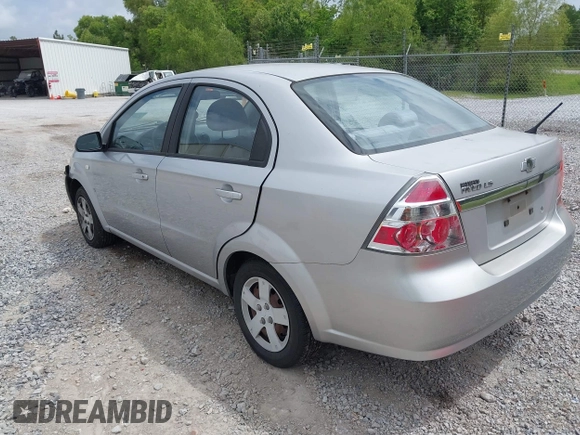 2008 Chevrolet Aveo LS with VIN KL1TD56688B127791, listed as a IAAI auction lot 42058288 with 217,431 mi miles. Bid and sale history available at carsss.com. Image 3.