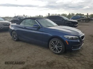 2019 BMW 2 Series 230i xDrive with VIN WBA2K1C55K7D46751, listed as a Copart auction lot 56093404 with 35,196 mi miles. Bid and sale history available at carsss.com. Image 4.