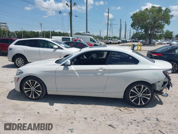 2020 BMW 2 Series 230i with VIN WBA2J1C05L7E54523, listed as a IAAI auction lot 42013928 with 43,659 mi miles. Bid and sale history available at carsss.com. Image 14.