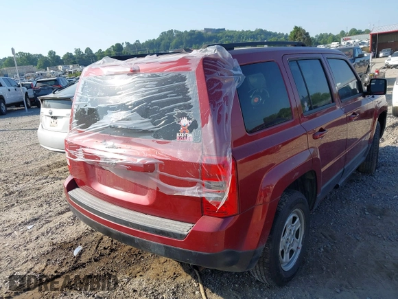 2013 Jeep Patriot Sport with VIN 1C4NJPBAXDD186629, listed as a IAAI auction lot 42543779 with 193,806 mi miles and . Bid and sale history available at DreamBid. Image 4.