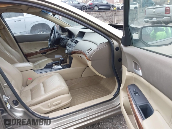 2010 Honda Accord EX-L with VIN 1HGCP3F85AA012231, listed as a IAAI auction lot 41968285 with 196,358 mi miles and . Bid and sale history available at DreamBid. Image 5.