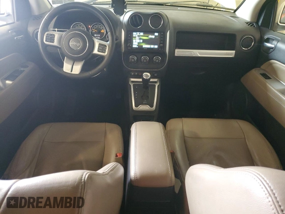 2014 Jeep Compass Limited with VIN 1C4NJDCB6ED708356, listed as a Copart auction lot 50775995 with 119,705 mi miles and Salvage Title. Bid and sale history available at carsss.com. Image 8.
