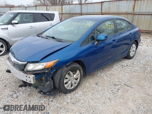 2012 Honda Civic LX z VIN 19XFB2F57CE053373, wystawiony jako IAAI lot #41836863 z przebiegiem 123 339 mil mil oraz . Historia ofert i sprzedaży dostępna na DreamBid. Obrazek 18.