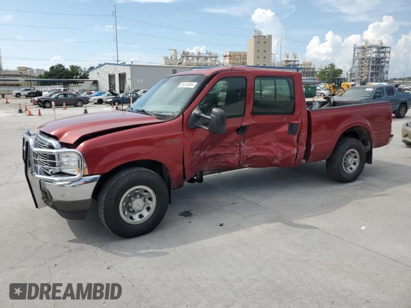 2003 Ford Super Duty F-250 XL with VIN 1FTNW20F03EB10672, listed as a Copart auction lot 65245904 with 234,956 mi miles and Salvage Title. Bid and sale history available at carsss.com. Image 1.
