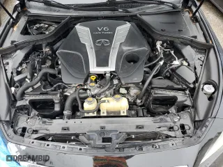 2017 Infiniti Q50 3.0t Premium with VIN JN1EV7AP5HM735138, listed as a Copart auction lot 43696675 with 107,317 mi miles and Salvage Title. Bid and sale history available at carsss.com. Image 11.