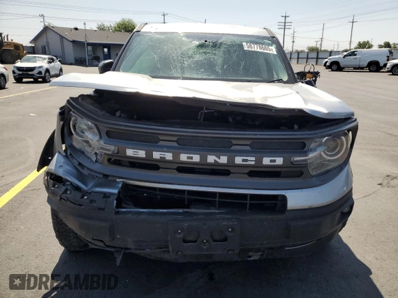 2021 Ford Bronco Sport Big Bend with VIN 3FMCR9B6XMRA99517, listed as a Copart auction lot 58778665 with 29,064 mi miles and Salvage title. Bid and sale history available at DreamBid. Image 5.