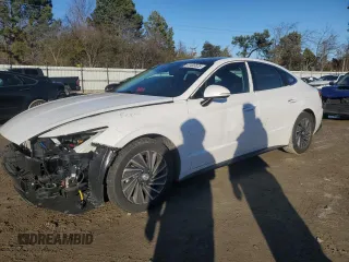 2020 Hyundai Sonata Hybrid Limited with VIN KMHL54JJ1LA012262, listed as a Copart auction lot 41403825 with 35,033 mi miles and Salvage Title. Bid and sale history available at carsss.com. Image 1.