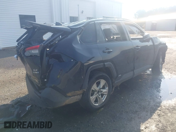 2021 Toyota RAV4 Hybrid XLE with VIN 4T3RWRFVXMU044442, listed as a IAAI auction lot 42256468 with Not provided miles and . Bid and sale history available at DreamBid. Image 4.